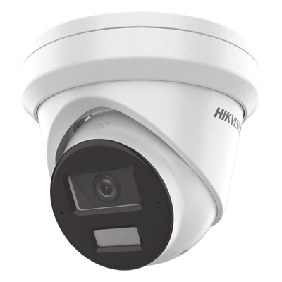 [Dual Light + 2 Micrófonos Integrados] Turret IP 6 Megapixel / Lente 2.8 mm / 30 mts Luz Blanca + 30 mts IR / ACUSENSE / Exterior IP67 / WDR 120 dB / PoE / ONVIF / Micro SD / Metal / ACUSEEK