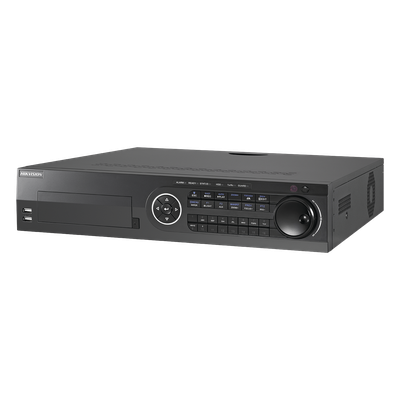DVR 16 Canales TurboHD + 8 Canales IP / 3K / 5 Megapixel /  8 Bahías de Disco Duro / 16 Entradas de Audio Fisicas (Microfono por Separado) / Audio por coaxitron / Acusense / 16 Entradas de Alarma / POS / H.265+