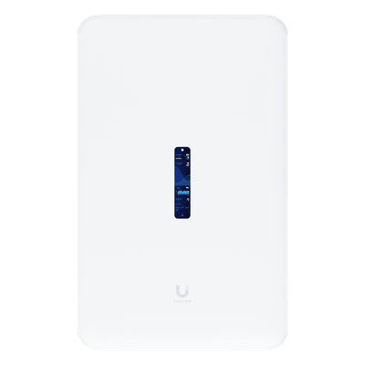 Dream Wall Cloud Gateway 10G Diseñado para Montaje en Pared con WiFi 6 Integrado, Switch PoE de Alta Potencia y Compatibilidad Total con Aplicaciones UniFi