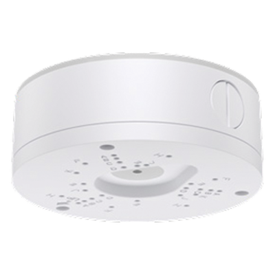 Caja de conexiones circular para cámaras domo IP, aluminio con acabado en polvo, para interior y exterior, compatible con Serie 35 y Serie 60 Honeywell