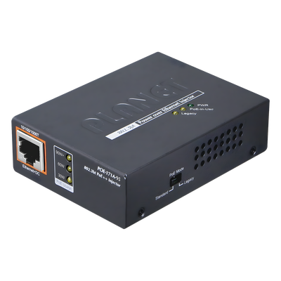 Inyector PoE 802.3af/at/bt , Hasta 95 Watts, Puerto Gigabit con Fuente Externa