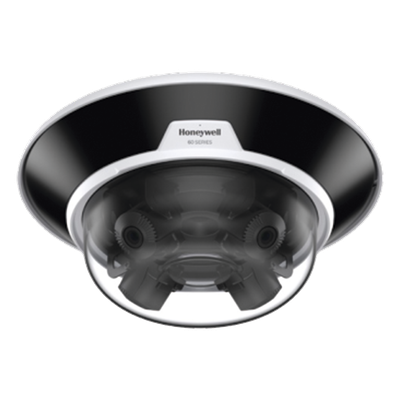 Cámara IP multisensor de 20 MP (4 lentes de 5 MP motorizados 3.7-7.7 mm) para exterior, IP66, IK10, con IR de 30 m