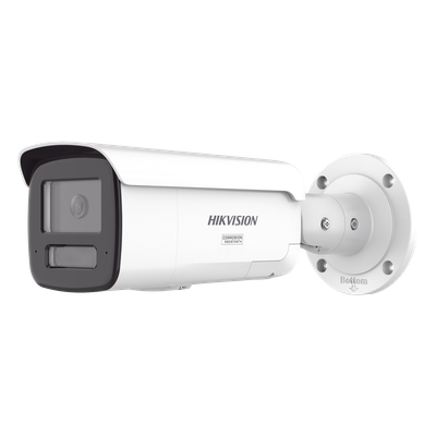 [Dual Light + ColorVu 3.0 + HikAI] Bala IP 4 Megapixel / Lente 4 mm / 60 mts IR + Luz Blanca / Exterior IP67 / WDR 130 dB / ACUSENSE 3.0 / Metal / NEMA 4X / ACUSEEK