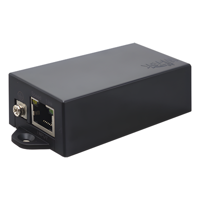 Convertidor PoE / Entrada PoE 802.3 af/at / Salida PoE 24V pasivo / Conexión plug and play / Alcance de hasta 100 metros Solo en PoE estandarizado / Aplicaciones Enlaces Inalámbricos