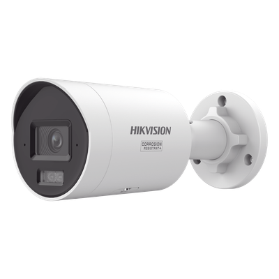 [Dual Light + ColorVu 3.0 + HikAI] Bala IP 6 Megapixel / Lente 2.8 mm / 40 mts IR + Luz Blanca / 2 Microfonos Integrados / Exterior IP67 / Estrobo Azul y Rojo / WDR 130 dB / ACUSENSE 3.0 / Metal / NEMA 4X / ACUSEEK