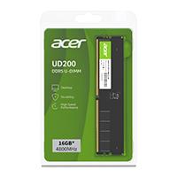 MEMORIA RAM ACER UD200 UDIMM DDR5 16GB 4800MHZ, 1.1V ESCRITORIO BL.9BWWA.420