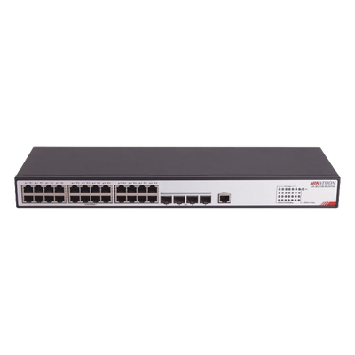Switch Gigabit  / Administrable / 24 Puertos RJ45 GE  / 4 Puertos SFP 10G  / Soporta IGMP