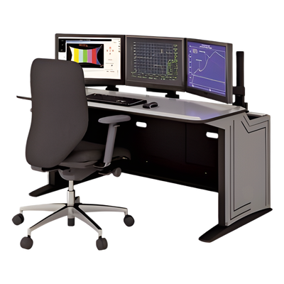 Estación de Monitoreo Ergonómica  de 72" Diseño Modular