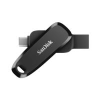 MEMORIA SANDISK 64GB USB 3.2 GEN1 PHONE DRIVE PARA ANDROID TIPO-C/TIPO A NEGRO GIRATORIA SDDDC6-064G-G46