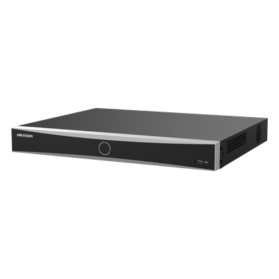 [Acusearch] NVR 12 Megapixel (4K) / 16 canales IP / AcuSense (Evita Falsas Alarmas) / Reconocimiento Facial / 1 Bahía de Disco Duro  / HDMI en 4K / Sin Puertos PoE+