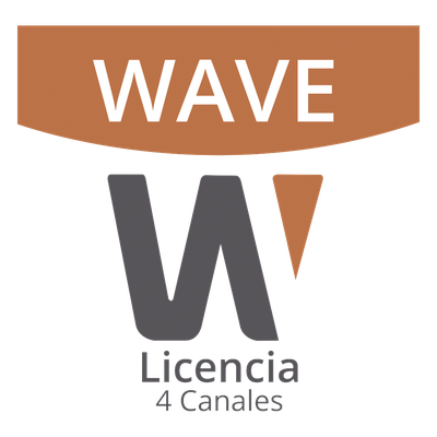 Licencia de 4 Canal de Wisenet Wave Profesional 