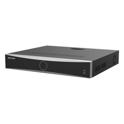 [Acusearch] NVR 12 Megapixel (4K) / 32 canales IP / AcuSense (Evita Falsas Alarmas) / Reconocimiento Facial / 4 Bahías de Disco Duro /  HDMI en 4K / Alarmas I/O