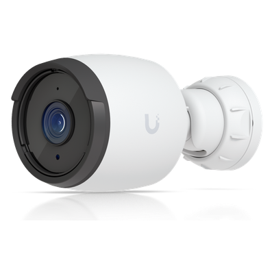 Cámara UniFi Protect G6 Bullet Color Blanco, PoE, 1.8" 4K, AI Multi-TOPS, Visión Nocturna IR 30m, Protección IP66, Reconocimiento Facial y Placa, Montaje en Pared, Techo, Poste
