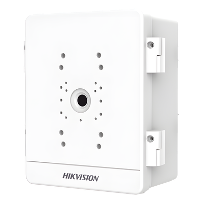 Caja para Videovigilancia para Exterior / Uso en Pared o Poste / IP66 / IK10 / Dimensiones: 387 X 432 X 225 mm / Soporta 3 Dispositivos (PTZ, Bocinas, Cámaras Fijas)