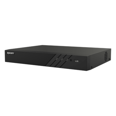 DVR 8 Canales TURBOHD + 4 Canales IP / 5 Megapixel Lite - 3K Lite / Audio Bidireccional por Coaxitron  / ACUSENSE (Evita falsas alarmas) / 1 Bahía de Disco Duro / Salida de Video en Full HD