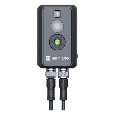 (HIKMICRO) Cubo IP Bi-Espectral / Térmica (256 X 192 / 2.1 mm) + Óptica (4 MP / 1.4 mm) / Rango: -20°C a 550°C / ±2°C Margen / PoE / IP67 / Ideal para Sites o Lugares Pequeños