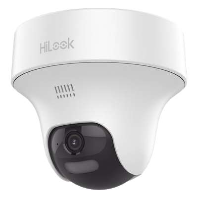 [Audio Bidireccional + Dual Light + ColorVu] PT TURBOHD 3K (5 Megapíxel) / Lente 3.6 mm / 25 mts IR EXIR + 20 mts Luz Blanca / Micrófono y Bocina Integrado  / dWDR / Uso Interior / Plástico