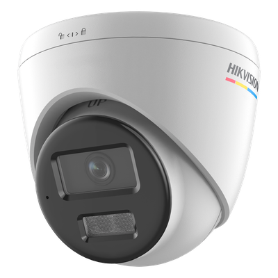[ColorVu 3.0 + MD 3.0]  Turret IP 6 Megapixel / Lente 2.8 mm / 30 mts IR + 30 mts Luz Blanca / Micrófono Integrado / ACUSENSE Lite / Exterior IP67 / WDR 120 dB / PoE / Micro SD 