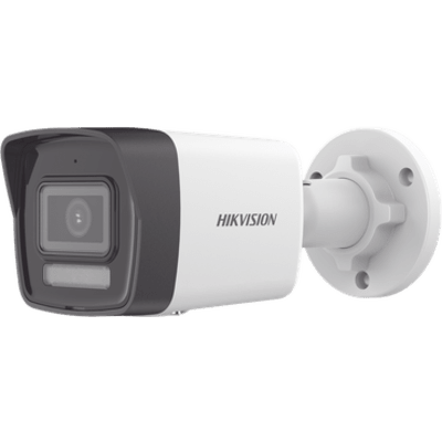 [Dual Light] Bala IP 4 Megapixel / Lente 2.8 mm / 30 mts IR + 30 mts Luz Blanca / Micrófono Integrado / ACUSENSE Lite / Exterior IP67 / H.265 / PoE  / Micro SD