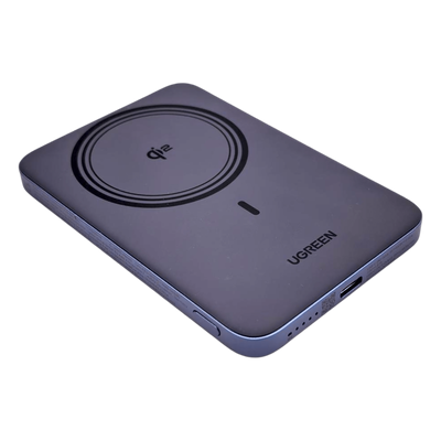Power bank  Magnético Inalámbrico / 5000 mAh 19.6 Wh / USB-C 20W PD3.0 / Carga Inalámbrica Magnética 15W / Salida Simultánea Cable + Wireless / Ultrafino 8.6 mm (0.3 in)