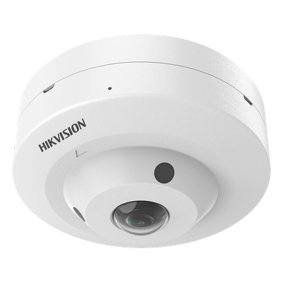 Cámara Fisheye TurboHD 3K / 2960x1665 / Lente 1.8 mm / 180° FOV / Audio y Micrófono / Luz Dual IR y Luz Blanca 10 metros  / Exterior IP67 / Antivandalismo IK08