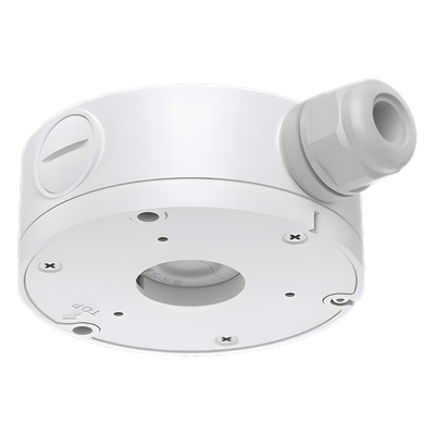 Caja de conexiones para cámaras bullet Serie 35 / aluminio ADC12 blanco / IP67 / conectores G3/4"