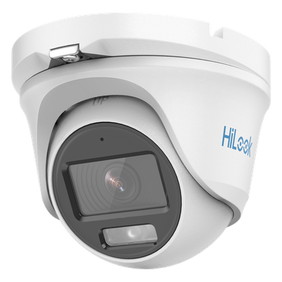 [ColorVu] Turret TURBOHD 1080p / Imagen a color 24/7 / Lente 2.8 mm / Micrófono Integrado / Luz Blanca 20 mts / IP66 / Metálica