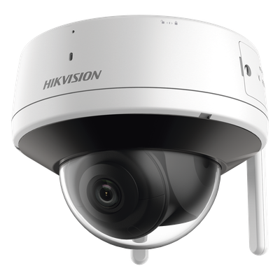 Domo IP 2 Megapixel / Lente 2.8 mm / 30 mts IR / Exterior IP66 / Wi-Fi / WDR 120 dB / H.265+ / Micrófono y Bocina Interconstruido / MicroSD