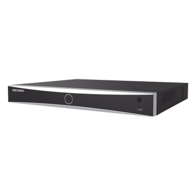 NVR 12 Megapixel (4K) / 8 canales IP / 8 Puertos PoE+ / AcuSense (Evita Falsas Alarmas) / Reconocimiento Facial / 2 Bahías de Disco Duro / HDMI en 4K / Alarmas I/O / 300 Metros PoE Modo Extendido