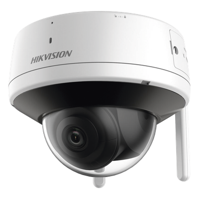 Domo IP 4 Megapixel / Lente 2.8 mm / 30 mts IR / Exterior IP66 / Wi-Fi / WDR 120 dB / Soporta Micro SD / H.265+ / Micrófono y Bocina Interconstruido