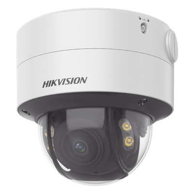 Domo IP 4 Megapixel / Imagen a Color 24/7 / Lente 3.6 - 9 mm / Luz Blanca 40 mts / WDR 130 dB / Exterior IP67 / IK10 / Captura Facial / ACUSENSE / MicroSD / ACUSEARCH