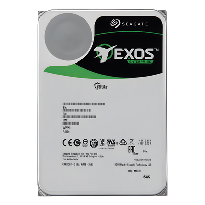 Disco Duro 3.5" 16 TB EXOS / 7200 RPM / SATA / Alto Rendimiento / Recomendado para DSA81024S