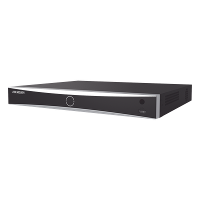 [Acusearch] NVR 12 Megapixel (4K) / 32 canales IP / 16 Puertos PoE+ / Recocimiento Facial / AcuSense (Evita Falsas Alarmas) / 2 Bahías de Disco Duro / HDMI en 4K / Alarmas I/O / 300 Metros PoE Modo Extendido