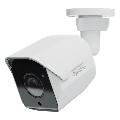 Cámara de Vigilancia BC500 | 5 Megapíxeles (2880x1620) | Lente 2.8 mm (110° H) | Visión Nocturna 30 mts | IP67 | IA para Detección de Personas y Vehículos | Compatible con Surveillance Station | Almacenamiento en mic