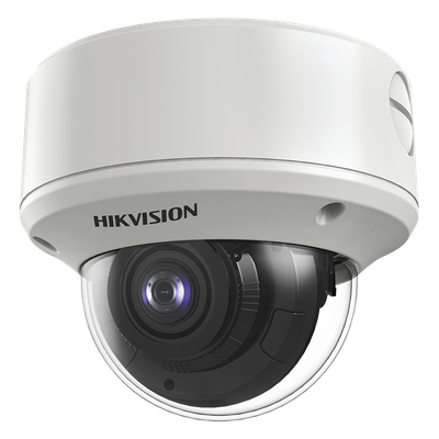 Domo TURBOHD 2 Megapixel (1080p) / Ultra Baja Iluminación / WDR 130 dB / Lente Mot. 2.7 - 13.5 mm / IP67 / IK10 / 60 mts IR EXIR / Metal