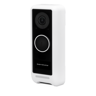UniFi Protect G4 Doorbell, WiFi, Resolución HD 2MP, Visión Nocturna IR 6 Mts, AI para Detección de Eventos, Audio Bidireccional, Protección IPX4