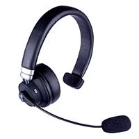 DIADEMA - TECHZONE - TZDIBT01 - MONOAURAL - BLUETOOTH 5.0 - CANCELACION DE RUIDO - DURACION DE BATERIA 6-8 HRS -  NEGRO/PLATA