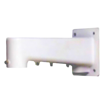 Soporte de montaje en pared de aluminio con rosca NPT de 1-1/2 pulgada para cámaras PTZ de la Serie 60, interior/exterior