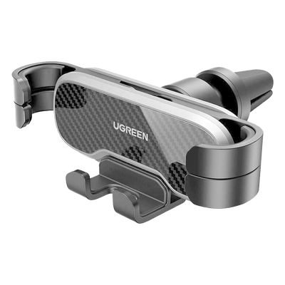 Soporte de Teléfono para Rendija de Ventilación | Tecnología Gravity Drive | Rotación de 360° | Suspensión por Goma | 5 Puntos de Sujeción | Compacto | Ajustable | Estable | Compatible con Rejilla de Ventilaci