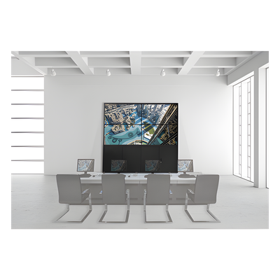 Kit Videowall 2X2 / Incluye 4 Pantallas de 55" / Decoder / Base de Piso / Accesorios de Instalación