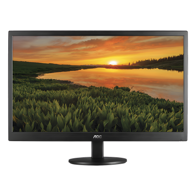 Monitor LED de 19", Resolución 1366 x 768 Pixeles con Entradas de Video VGA / HDMI