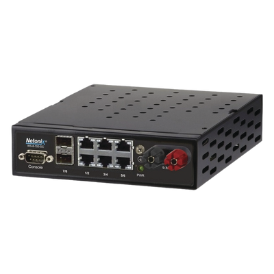 Switch WISP PoE pasivo Administrable de 8 puertos (6 PoE Gigabit + 2 SFP) entrada de 9-72 Vcc