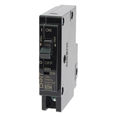  Interruptor Termomagnético Enchufable, Serie: B2Q, 1P, 20A, 120/240V (SKU:1002263) 