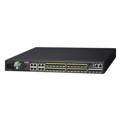 Switch Core Capa 3, 24 Puertos SFP 100/1000X, 8 Puertos Compartidos Gigabit Ethernet, 4 Puertos SFP de 10 Gbps