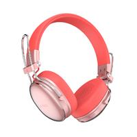 AUDIFONOS ACTECK LUXE CHIC HP710 / DIADEMA / INALAMBRICOS / BT 5.4 / MICROFONO OMNIDIRECCIONAL / 20 HZ A 20 KHZ / BATERIA 30 HRS / CANCELACION DE RUIDO HIBRIDO / SALMON / AC-940894