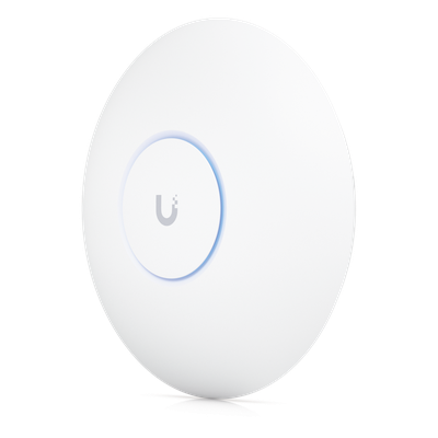 Access Point UniFi U7 Pro Max con 8 streams espaciales / para Techo o Pared / Tribanda (2.4/5/6GHz) / Radio Dedicado a Escaneo Espectral / Puerto 2.5 GbE / +500 clientes / POE+ (No incluido) / Para alta densidad de usuarios en escenarios exigentes 