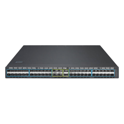 Switch Administrable Stacking Capa 3 de 48 puertos SFP de 10G+, 2 Puertos QSFP+ de 40G, 4 Puertos QSFP28 de 100G, Capacidad de Conmutación de Hasta 1.92Tbps