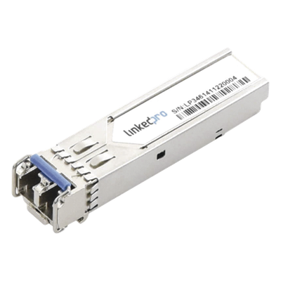 Transceptor Óptico Industrial SFP+ (Mini-Gbic) / Monomodo 1310 nm / 10 Gbps / 10GBASE-LR / Conectores LC/UPC Dúplex / DDM / Hasta 20 km
