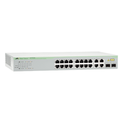 Switch WebSmart de 16 puertos 10/100 Mbps + 2 puertos 10/100/1000 Mbps + 2 SFP Gigabit Combo