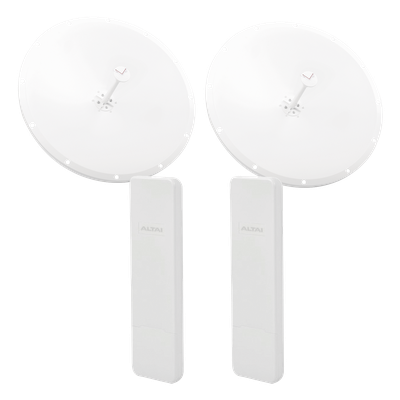 Kit de Enlace Completo PTP en 5 GHz, Hasta 20 km, con el Modelo Conectorizado C1XAN y Antena Direccional de 28 dBi Modelo TXP-D4865-28-SMA, Administración en Nube Gratis con INSIGHTS